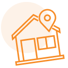 Icon illustration of a house